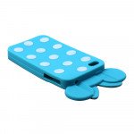 Wholesale iPhone 4S/4 3D Ribbon Bow Case (Light Blue)